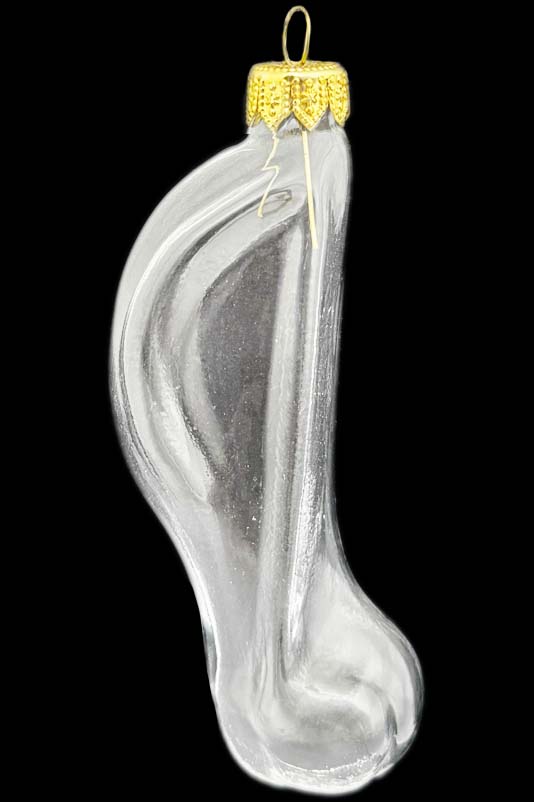 Стеклянная елочная игрушка Заготовка Нота 11,6 см 161518100